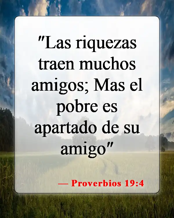 Versículos bíblicos sobre elegir a tus amigos con cuidado (Proverbios 19:4)