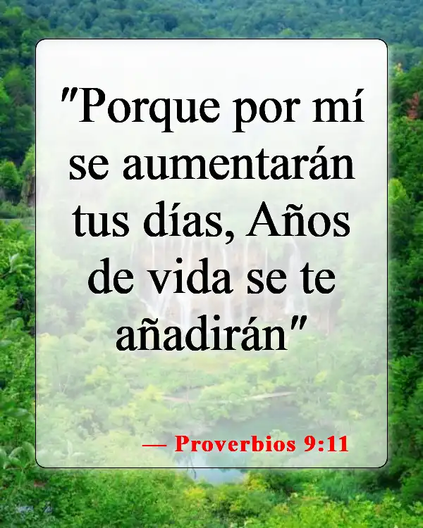 Versículos de la Biblia sobre la celebración de cumpleaños (Proverbios 9:11)