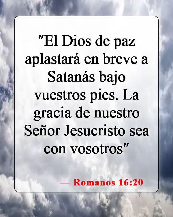 Versículos de la Biblia sobre atar y desatar (Romanos 16:20)