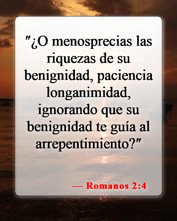 Versículos de la Biblia sobre esposos y esposas en el cielo (Romanos 2:4)