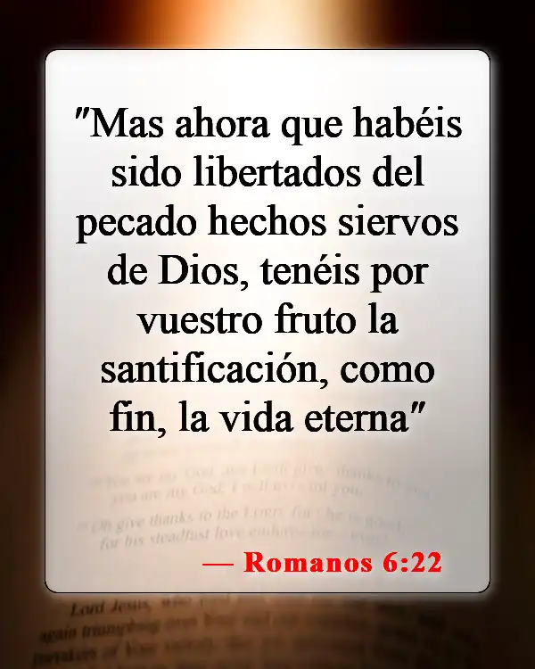 Versículos de la Biblia sobre dar malos frutos (Romanos 6:22)