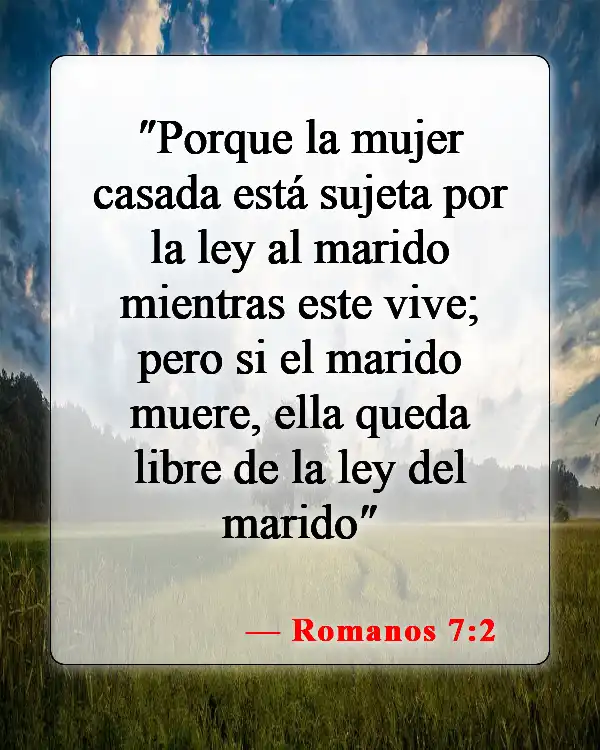 Versículos de la Biblia sobre el adulterio (Romanos 7:2)