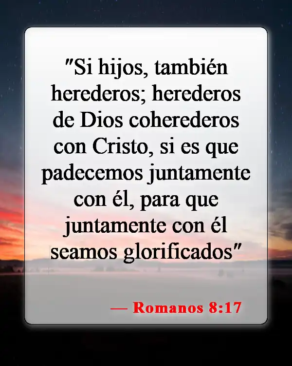 Versículos bíblicos sobre seguir a Jesús (Romanos 8:17)