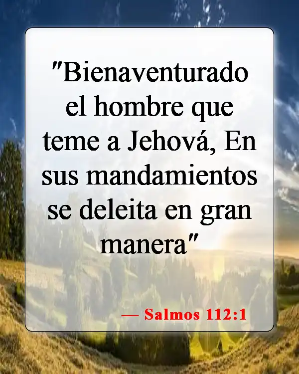Versículos de la Biblia sobre bendiciones y maldiciones (Salmos 112:1)