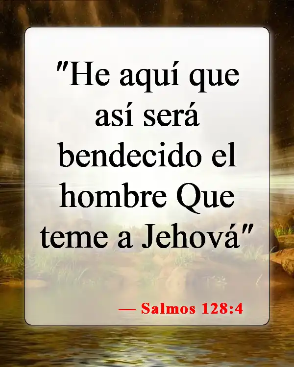 Versículos de la Biblia sobre esposos e hijos (Salmos 128:4)