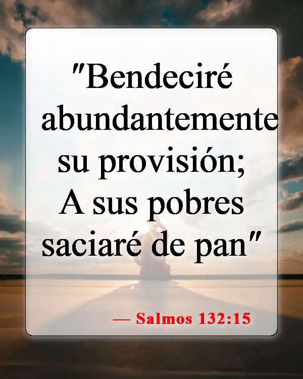 Versículos bíblicos sobre la abundancia (Salmos 132:15)