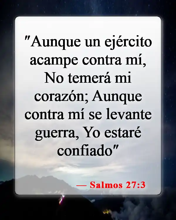 Versículos bíblicos sobre creer en uno mismo (Salmos 27:3)