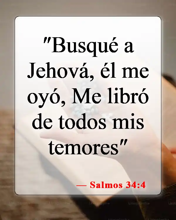 Versículos de la Biblia sobre las malas noticias (Salmos 34:4)