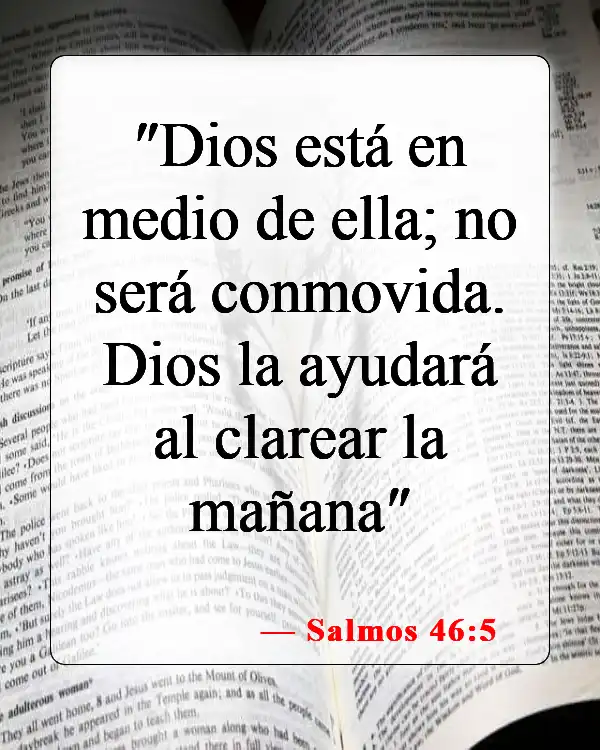 Versículos bíblicos sobre creer en uno mismo (Salmos 46:5)