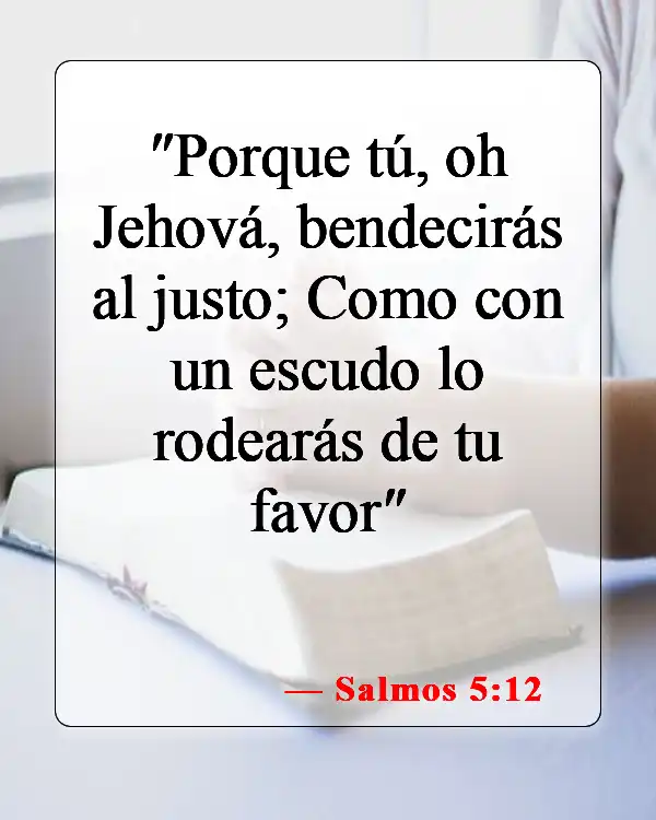 Versículos de la Biblia sobre el amor de Dios hacia mí (Salmos 5:12)