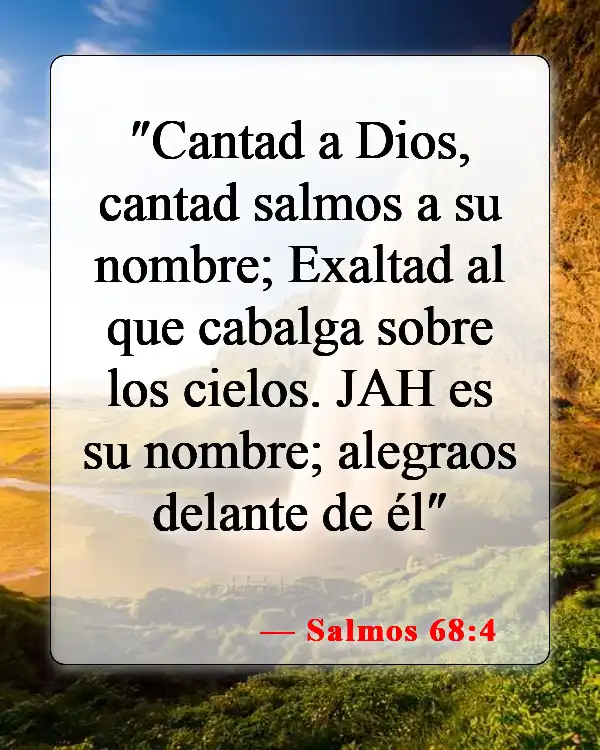 Versículos de la Biblia sobre Jehová (Salmos 68:4)