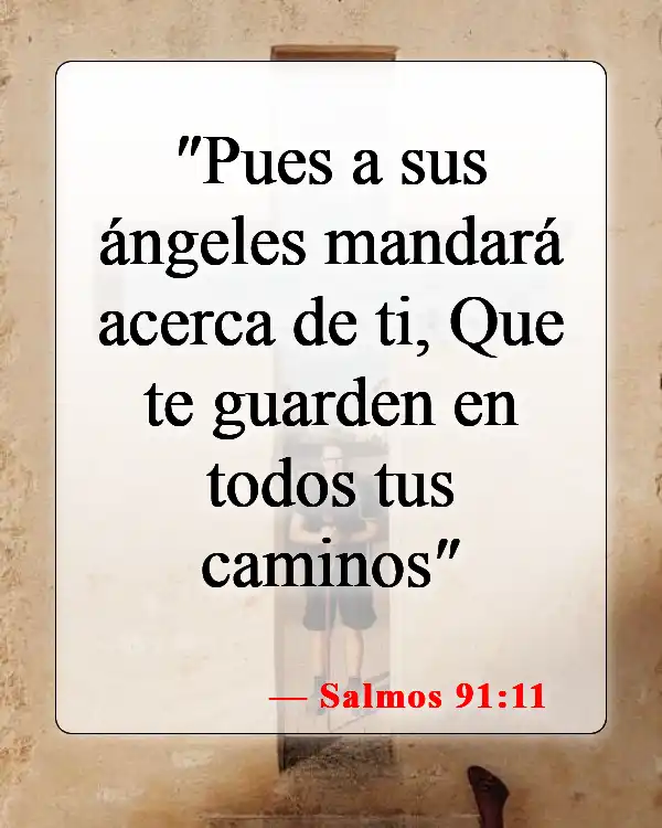 Versículos de la Biblia sobre ángeles (Salmos 91:11)