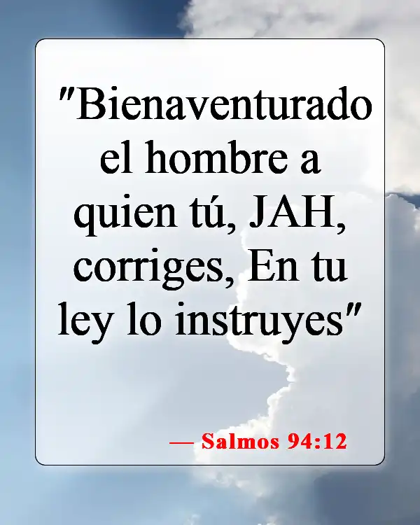 Versículos de la Biblia sobre la disciplina de los niños (Salmos 94:12)