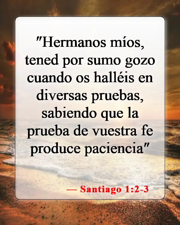Versículos de la Biblia sobre las malas noticias (Santiago 1:2-3)