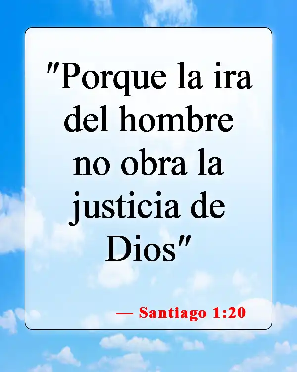 Versículos de la Biblia sobre matrimonios abusivos (Santiago 1:20)