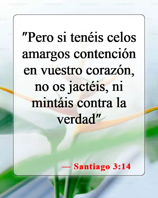 Versículos de la Biblia sobre dar falso testimonio (Santiago 3:14)