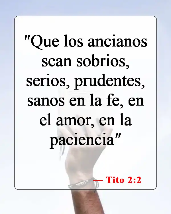 Versículos de la Biblia sobre encontrar un buen esposo (Tito 2:2)
