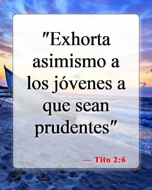Versos de la Biblia sobre malos maridos (Tito 2:6)