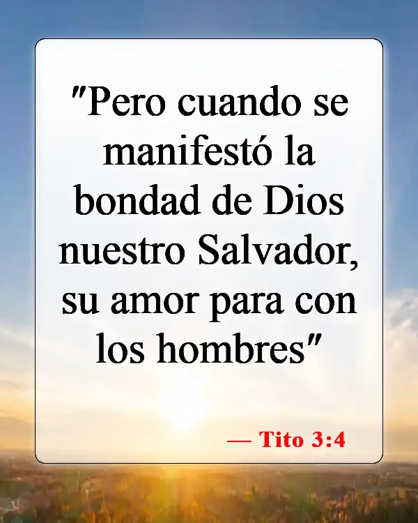 Versículos de la Biblia sobre la gracia de Dios (Tito 3:4)