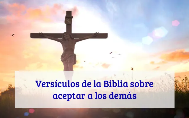 Versículos de la Biblia sobre aceptar a los demás