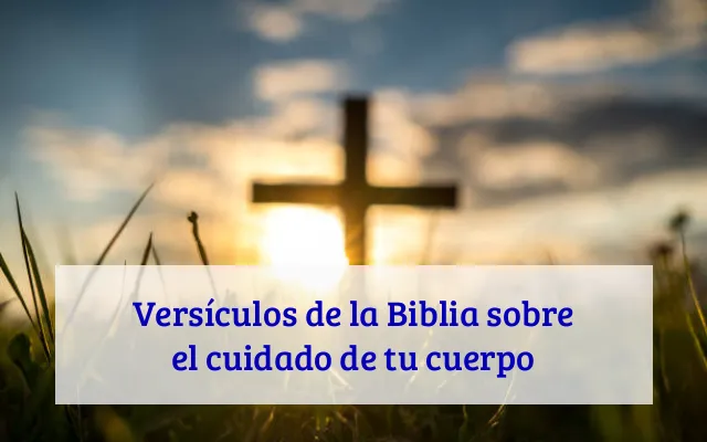 Versículos de la Biblia sobre el cuidado de tu cuerpo