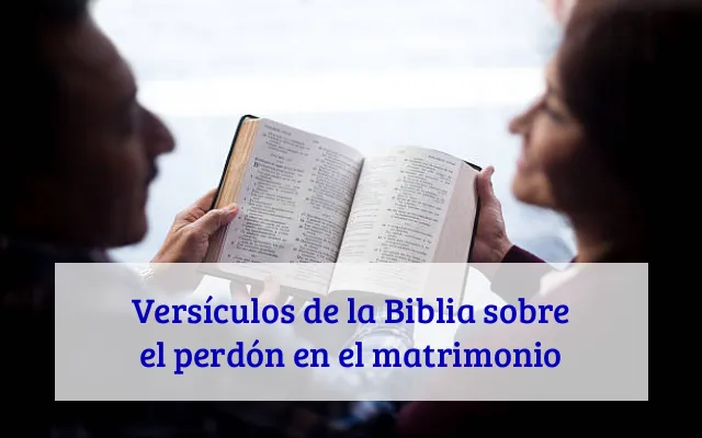 Versículos de la Biblia sobre el perdón en el matrimonio