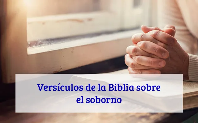 Versículos de la Biblia sobre el soborno