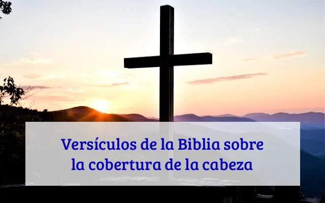 Versículos de la Biblia sobre la cobertura de la cabeza