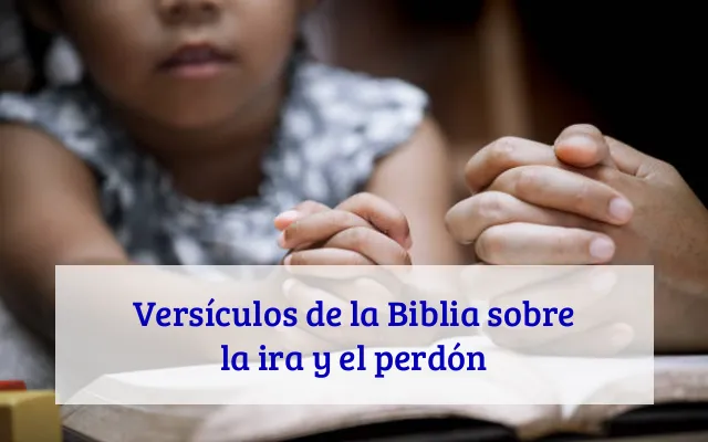 Versículos de la Biblia sobre la ira y el perdón