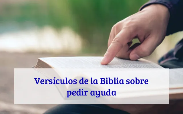 Versículos de la Biblia sobre pedir ayuda