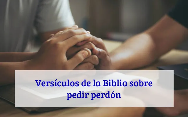 Versículos de la Biblia sobre pedir perdón