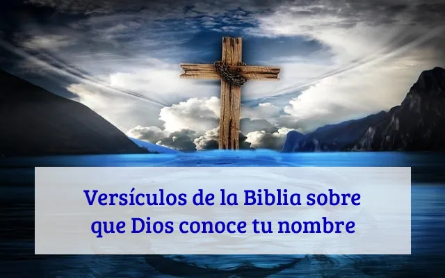 Versículos de la Biblia sobre que Dios conoce tu nombre